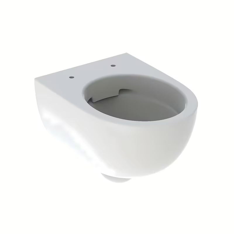 Bílé závěsné WC Geberit Selnova Rimfree se skrytým uchycením pro snadnou údržbu