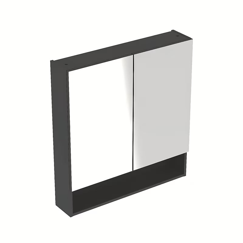 Geberit Selnova zrcadlová skříňka 58,8 x 85 cm v antracitové barvě