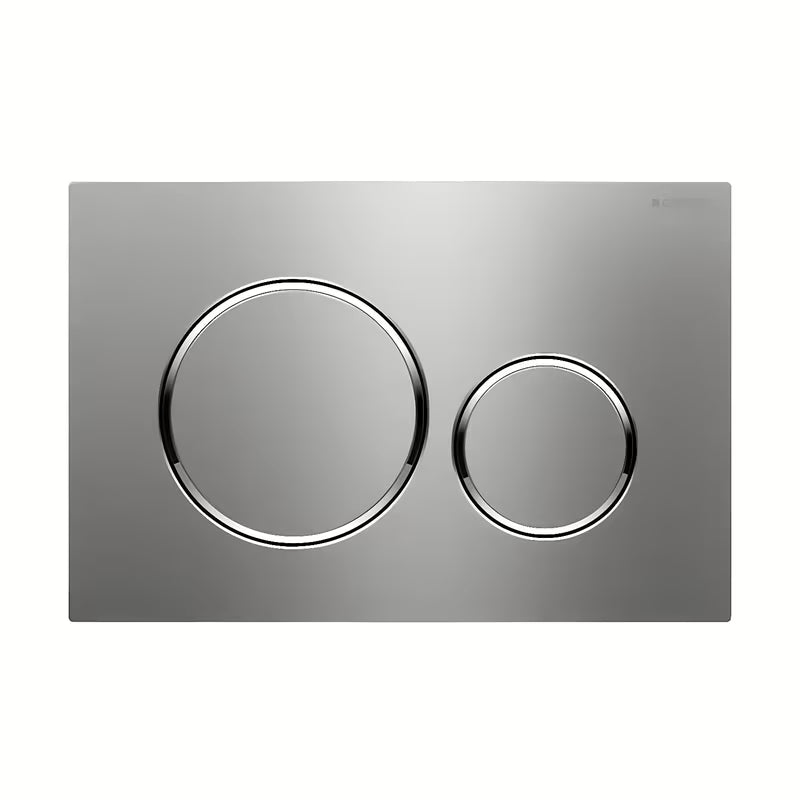 Ovládací tlačítko Geberit Sigma20 v provedení Stainless-Brushed pro podomítkové nádržky Geberit Sigma