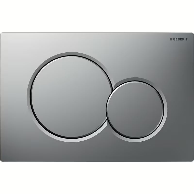 Ovládací tlačítko Geberit Sigma01 v provedení matný chrom pro podomítkové nádržky Geberit Sigma