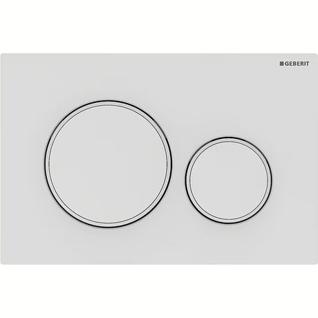Geberit Sigma20 ovládací tlačítko v matné bílé pro DualFlush k podomítkovým nádržkám Geberit Sigma