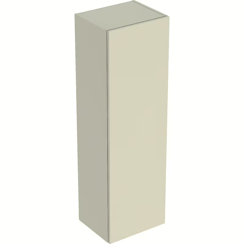 Geberit Smyle Square závěsná vysoká koupelnová skříňka v šedé barvě 36x118x30 cm