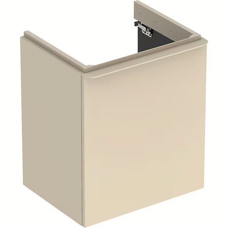 Geberit Smyle Square závěsná skříňka pod umyvadlo v šedé barvě, 53,6x43,3x62 cm.