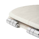 WC sedátko Glacera Ancona z MDF potažené PVC fólií s panty SoftClose a Easy uchycením
