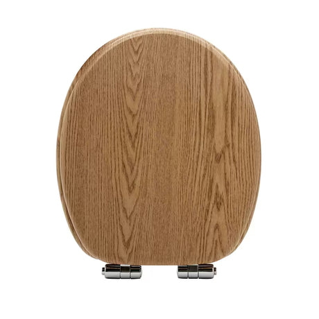 WC sedátko Glacera z MDF s PVC fólií v dekoru bardolino s panty SoftClose a Easy uchycením.