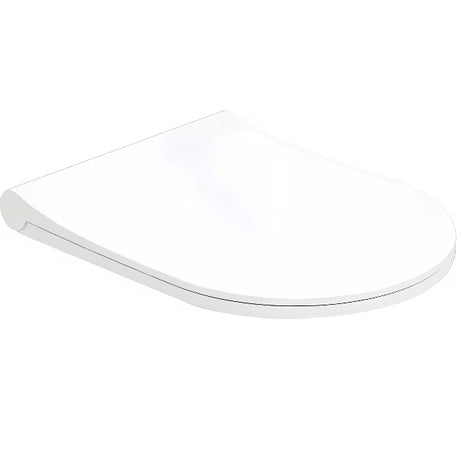 Bílé WC sedátko Glacera Ava s funkcí SoftClose a skrytým uchycením