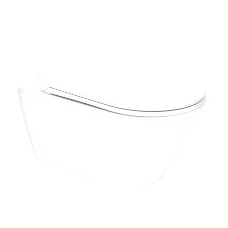Závěsné WC Glacera Ava v bílé lesklé keramice s Rimless provedením a skrytým uchycením