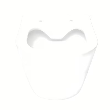 Závěsné WC Glacera Ava v bílé lesklé keramice s Rimless provedením a skrytým uchycením