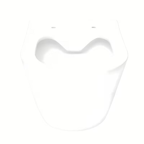 Glacera Ava compact závěsné WC bez splachovacího okruhu v bílé barvě se skrytým uchycením.