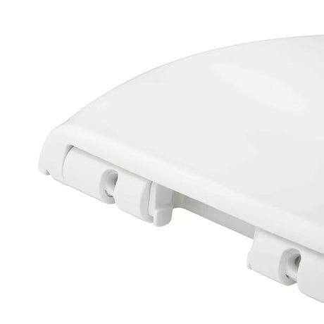 Bílé dětské WC sedátko Glacera Babynew s integrovanou vložkou a pomalým sklápěním SoftClose.