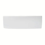 Bílé rohové pravé umývátko Glacera Bigio 42x29,5 cm bez přepadu s otvorem pro baterii vpravo.