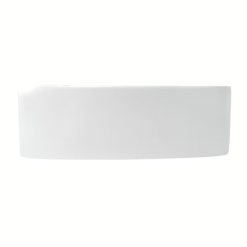 Bílé keramické rohové umývátko Glacera Bigio 42x29,5 cm s otvorem pro baterii vlevo