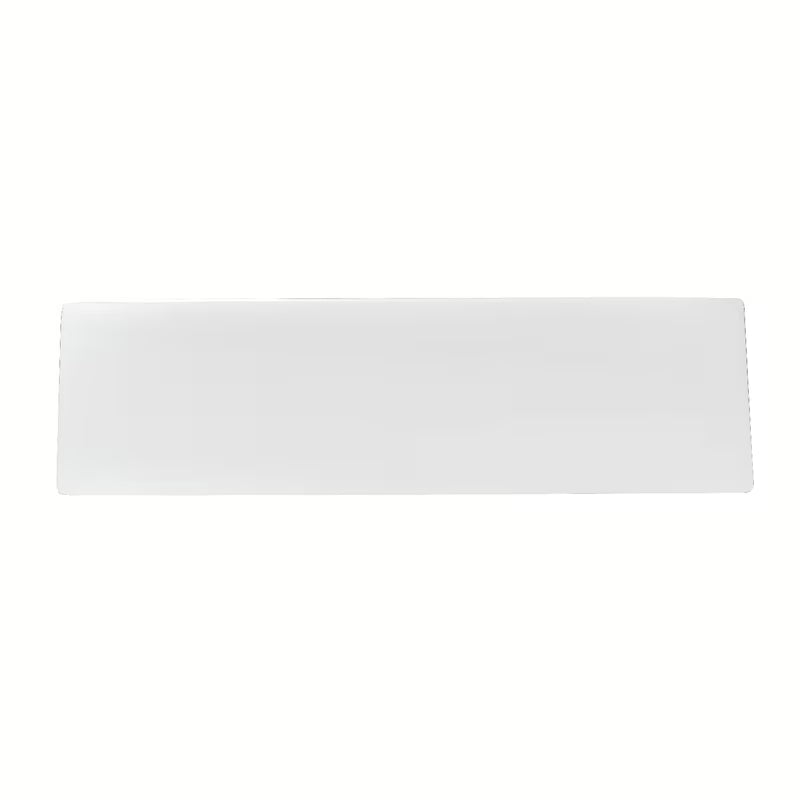 Bílé keramické umývátko Glacera Bigio 50 x 25 cm s otvorem pro baterii vlevo