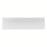 Bílé keramické hranaté umývátko Glacera Bigio 50x25 cm s přepadem a otvorem pro baterii