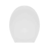 Bílé univerzální WC sedátko Glacera Easy z duroplastu se SoftClose a uchycením EasyLock