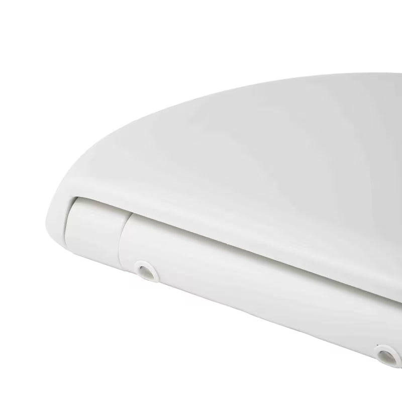 Bílé univerzální WC sedátko Glacera Easy z duroplastu se SoftClose a uchycením EasyLock