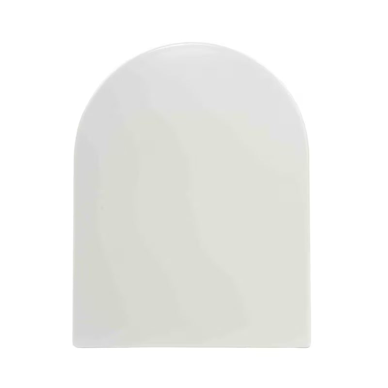 Bílé univerzální WC sedátko Glacera Easy z duroplastu se systémem EasyLock a kovovými panty