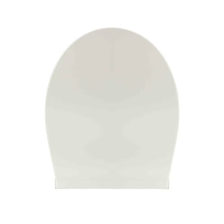 Bílé super tenké WC sedátko Glacera EasySlim33 z duroplastu se SoftClose a uchycením EasyLock