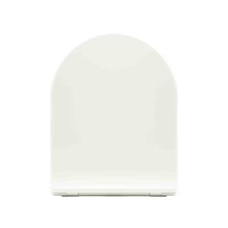 Bílé super tenké WC sedátko Glacera EasySlim44 z duroplastu s panty SoftClose a uchycením EasyLock.