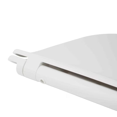 Bílé super tenké WC sedátko Glacera EasySlim44 z duroplastu s panty SoftClose a uchycením EasyLock.