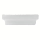 Bílé keramické umývátko Glacera Project 45x24 cm s otvorem pro baterii vpravo