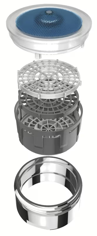 Chromový perlátor Grohe s vnějším závitem M 24 x 1 a povrchem Grohe StarLight