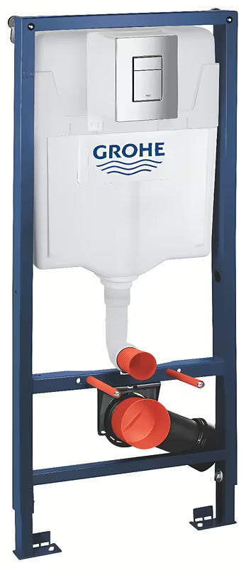 Instalační systém Grohe Rapid SL pro závěsné WC s tichým splachováním Whisper a tlačítkem Skate Cosmopolitan