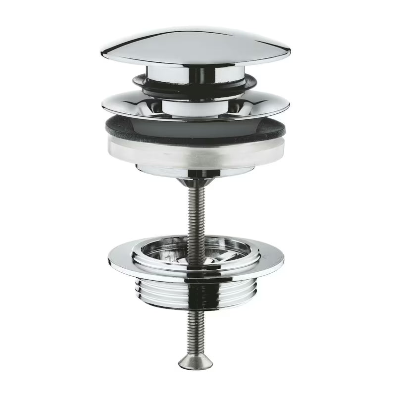 Výpust Grohe pro umyvadlo se zaskakovacím uzavíratelným krytem a povrchem Grohe Long-Life.