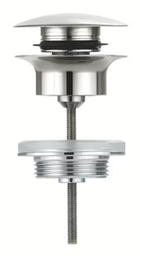 Umyvadlová výpust Grohe v provedení supersteel se zaskakovacím uzavíracím krytem