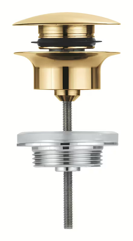 Grohe výpust se zaskakovacím uzavíratelným krytem v provedení Cool Sunrise brushed