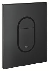 Ovládací tlačítko Grohe Arena Cosmopolitan v barvě phantom black s matným povrchem