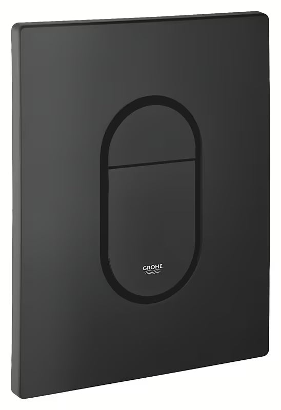 Ovládací tlačítko Grohe Arena Cosmopolitan v barvě phantom black s matným povrchem