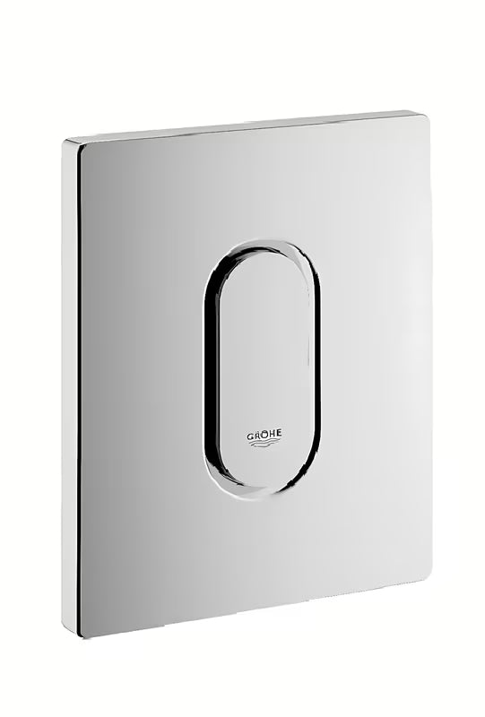 Chromové ovládací tlačítko pro pisoár Grohe Arena Cosmopolitan s povrchem GROHE StarLight