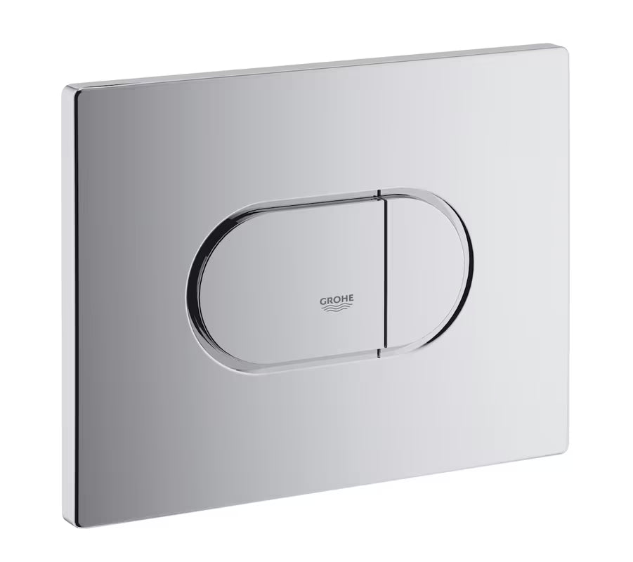Chromové ovládací tlačítko Grohe Arena Cosmopolitan pro 2-činné splachování nebo start/stop
