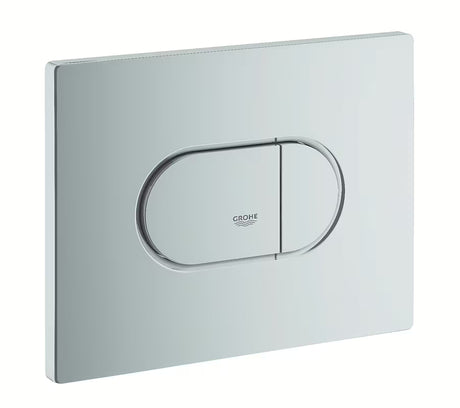 Ovládací tlačítko Grohe Arena Cosmopolitan v provedení chrome-matt pro 2-činné splachování nebo start/stop
