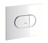 Bílé ovládací tlačítko Grohe Arena Cosmopolitan pro 2-činné splachování a funkci start/stop