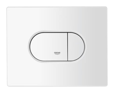 Bílé ovládací tlačítko Grohe Arena Cosmopolitan pro 2-činné splachování a funkci start/stop