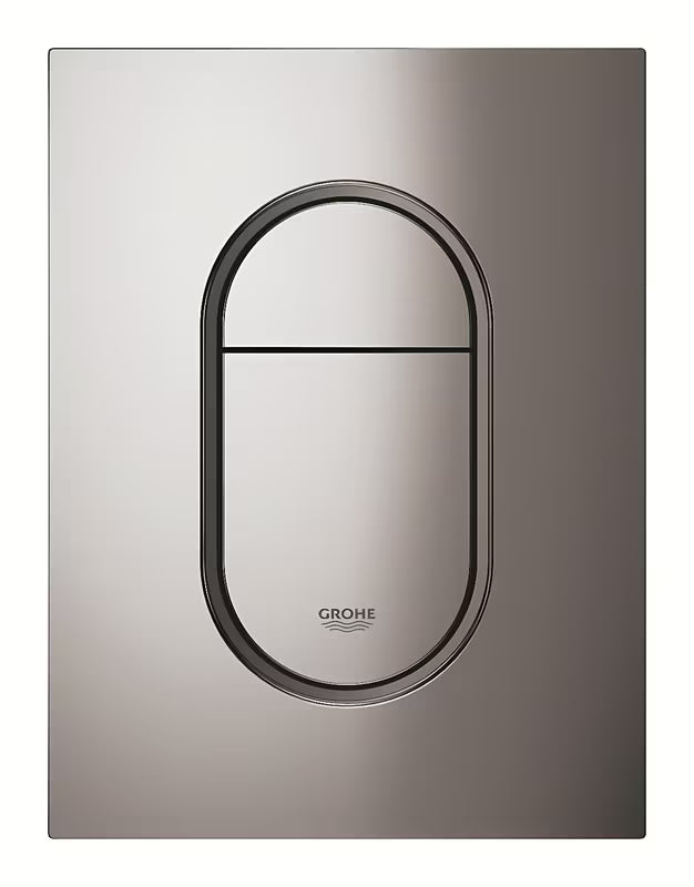 Splachovací tlačítko Grohe Arena Cosmopolitan S v barvě hard graphite pro podomítkové nádrže