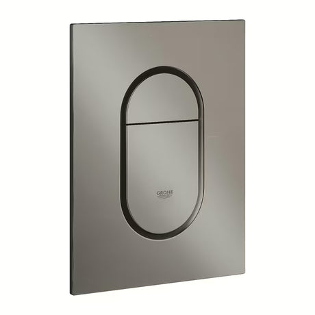 Splachovací tlačítko Grohe Arena Cosmopolitan S v barvě kartáčovaný Hard Graphite pro podomítkové nádrže
