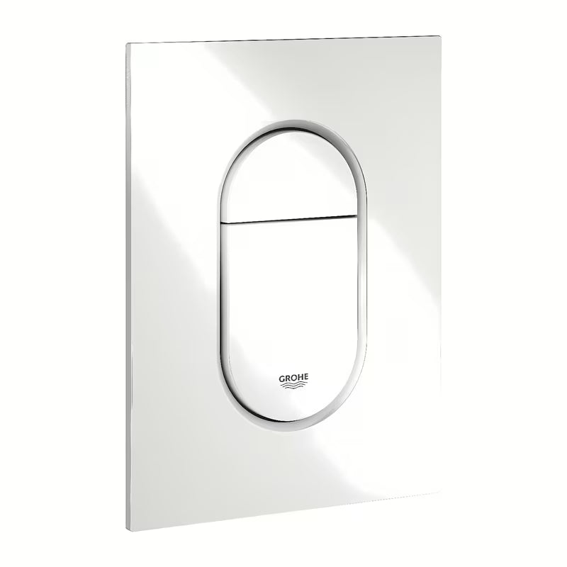 Nuleidimo mygtukas Grohe Arena Cosmopolitan S, alpinės baltos spalvos pro potinkiniai bakeliai su DualFlush ir start/stop