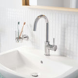 Závěsné umyvadlo Grohe Bau Ceramic 60 v bílé barvě s otvorem pro baterii a přepadem