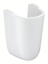 Polosloup pro umyvadlo Grohe Bau Ceramic v alpské bílé pro zakrytí sifonu a potrubí