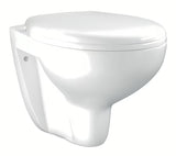 Závěsné WC Grohe Bau Ceramic v bílé barvě Alpine White s bezokrajovou Rimless konstrukcí