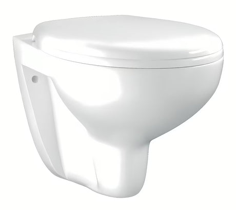 Závěsné WC Grohe Bau Ceramic v bílé barvě Alpine White s bezokrajovou Rimless konstrukcí