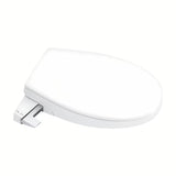 Manuální bidetové sedátko Grohe Bau Ceramic z duroplastu s funkcí SoftClose v barvě alpine-white.