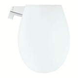 Manuální bidetové sedátko Grohe Bau Ceramic z duroplastu s funkcí SoftClose v barvě alpine-white.