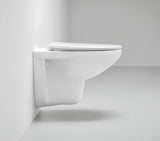 WC sedátko Grohe Bau Ceramic z duroplastu v barvě alpine-white se SoftClose a EasyLock