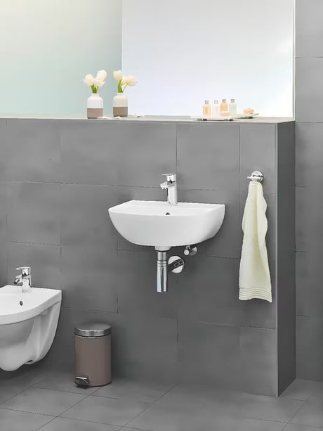 Chromový držák mýdlenky Grohe BauCosmopolitan bez skleničky se skrytým upevněním