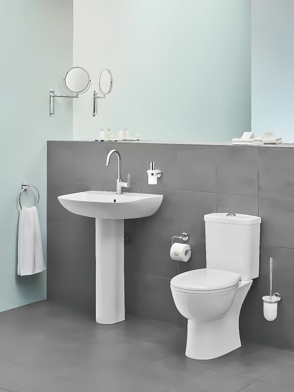Chromový držák mýdlenky Grohe BauCosmopolitan bez skleničky se skrytým upevněním