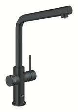 Grohe Blue Home Duo dřezová baterie s filtrací a chlazením vody v provedení velvet black